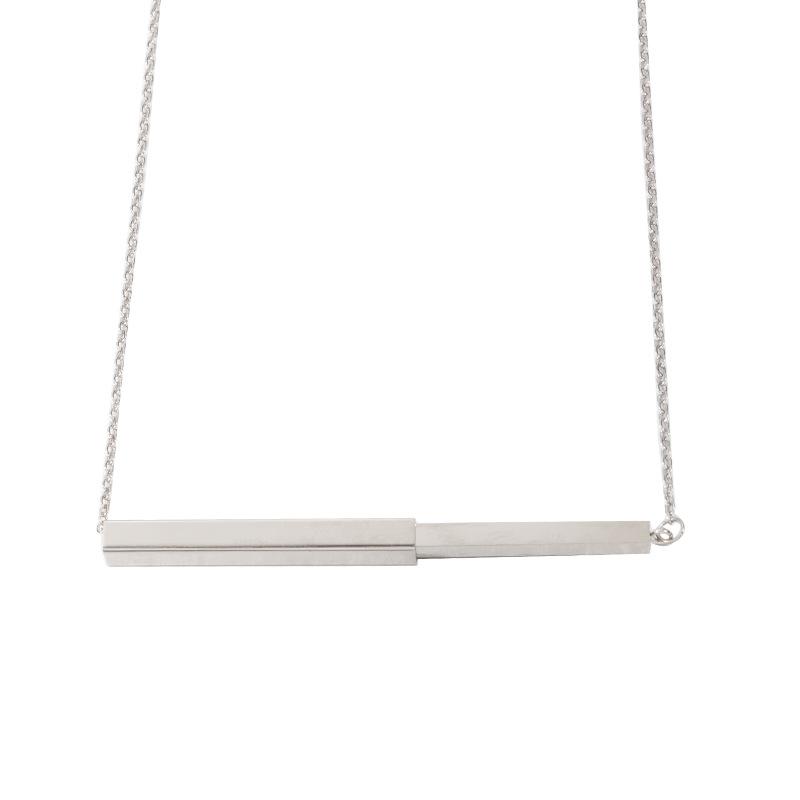 Collier vierge rétractable en acier inoxydable 3D