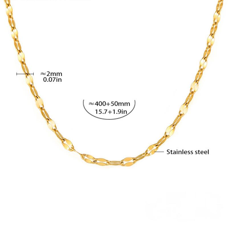 Collier pendentif en acier inoxydable avec incrustation d'anneau et zircone cubique