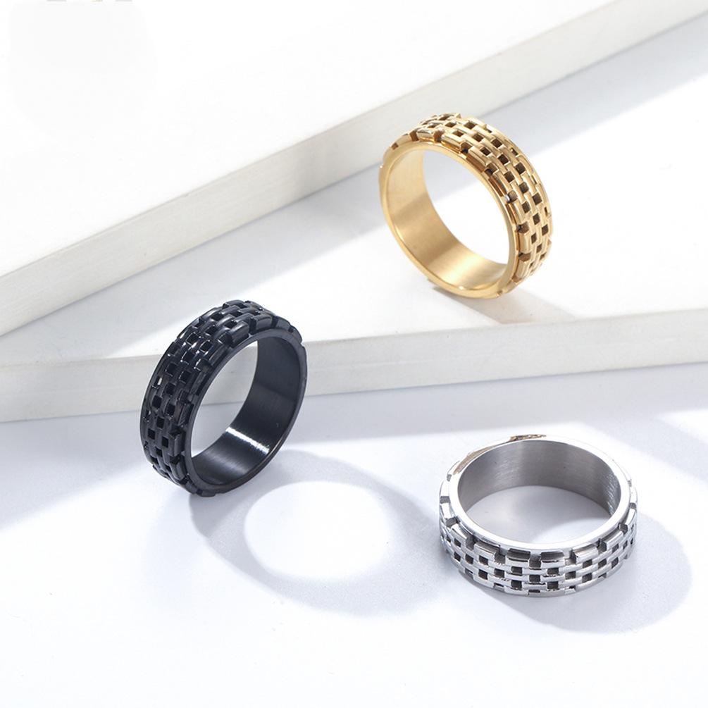 Hollow Fence Stainless Steel Spinner Ring